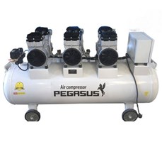 Máy nén khí không dầu, giảm âm Pegasus TM-OF1100x3-180L
