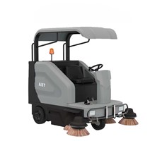 Máy quét rác ngồi lái HiClean A87 dùng bình