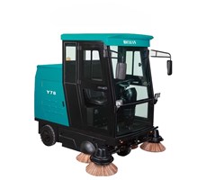 Máy quét rác ngồi lái HiClean Y78 dùng bình