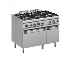  Bếp âu 6 họng có lò nướng dùng gas MFB711AFGXL
