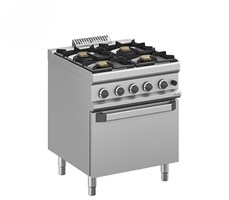 Bếp âu 4 họng có lò nướng dùng gas MFB77FGXL