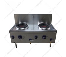 Bếp xào Eco 2 họng dùng gas có quạt thổi EGWR20C