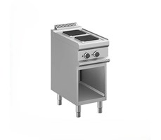 Bếp điện 2 họng vuông có chân tủ MPQ74A