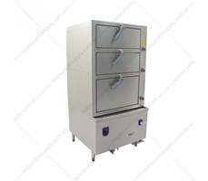 Tủ hấp 3 tầng dùng gas FGRS3DA