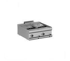  Bếp chiên nhúng 2 ngăn dùng điện đặt bàn MFRE77T