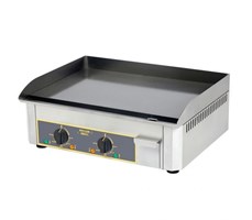 Bếp chiên bề mặt dùng điện với tấm thép tráng men 2 vùng mặt - đặt bàn ROLLER GRILL PSR 600 EE