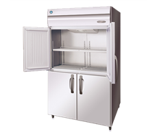 Tủ đông 4 cánh đứng không vách ngăn Pillarless Hoshizaki HF-148MA-S-ML