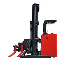 Xe nâng điện siêu hẹp 1.5 Tấn, nâng cao 10M Kusami