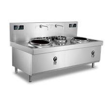 Bếp á 2 họng + 2 nồi dùng điện MANTRU.E ZC2-C5040A-W2