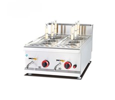 Bếp nấu mì 6 đầu dùng gas để bàn Jieguan GH-588