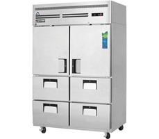 Tủ đông mát 6 cánh inox Everestref ESR2D4