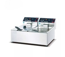 Bếp chiên nhúng điện 2 ngăn Kolner DF-8L-2