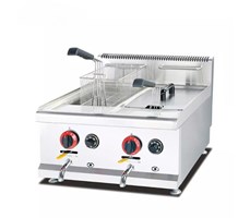 Bếp chiên nhúng dùng gas 2 ngăn Kolner GF-585