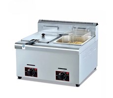 Bếp chiên nhúng dùng gas 2 ngăn Kolner GF-72