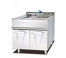 Bếp chiên nhúng dùng gas 2 ngăn 28L Kolner GF-785