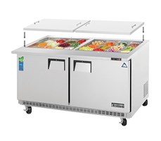 Bàn mát salad 2 ngăn Everestref EOTPW2