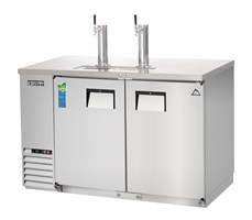 Tủ bảo quản bia tươi thiết kế vòi lấy trực tiếp bên trên Everestref EBD2-SS