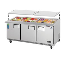 Bàn mát salad 3 ngăn Everestref EOTP3