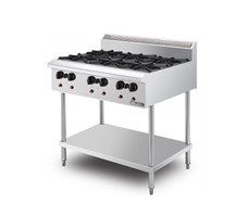 Bếp âu 6 họng có chân Berjaya OB6FS-17 