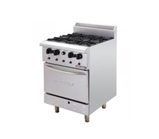 Bếp âu 4 họng đốt có lò nướng Berjaya DRO4-17