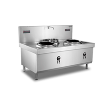 Bếp á điện từ 2 họng mặt lõm Mantru.e ZC2-C4030A-W