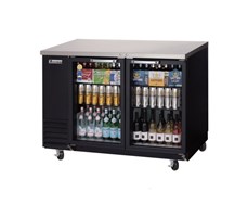 Bàn mát quầy bar 2 cánh kính Everest B124BBG-2RROC-E