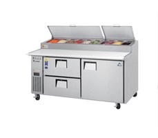 Bàn pizza 1 cánh 2 ngăn kéo Everest B180PS-21RROS-E