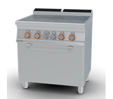 Bếp điện từ 4 vùng nấu có lò nướng Lotus CFC4-78ET