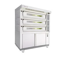 Lò nướng bánh 3 tầng – 9 khay có chân đỡ Zanolli - T Polis PW 3 ST/MC18