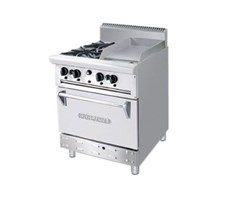 Bếp âu 2 họng có lò nướng kèm chiên phẳng Berjaya OB2GG1BWOL