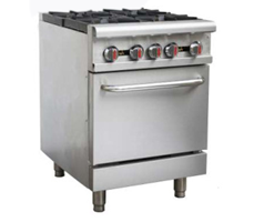 Bếp âu 4 họng có lò nướng dùng gas EAGLE GR4BO