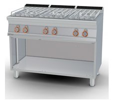 Bếp âu 6 họng đốt dùng gas LOTUS PC-712GP