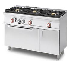 Bếp âu 3 họng có lò nướng dùng gas LOTUS CF3-512GEV