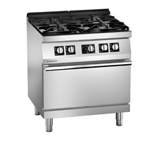 Bếp âu 4 họng có lò nướng dùng gas ANGELO PO – 1S1FA0G