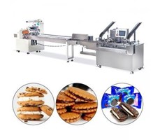 Máy làm bánh quy kẹp nhân tự động Loyal 