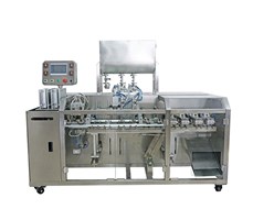 Máy đóng gói túi sẵn dùng cho chất lỏng 2 vòi chiết HC-130 (10-100 gram)
