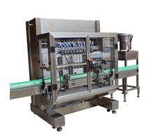 Dây chuyền chiết rót đóng nắp tự động (12 đầu chiết, tự chảy) Kolner 