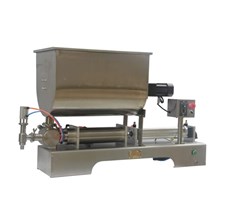 Máy chiết rót bơm piston 1 vòi (bồn chữ U có cánh khuấy) Kolner 