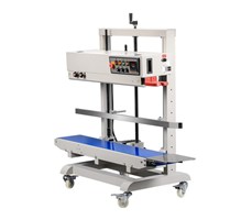 Máy hàn miệng túi đứng tích hợp in date con lăn mực Kolner KN-1200V