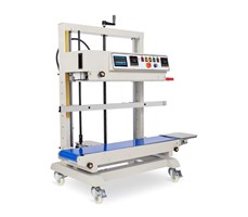 Máy hàn miệng túi đứng tích hợp máy in phun date Kolner KN-1300V