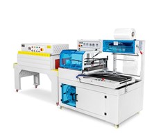 Máy đóng gói màng co tự động loại dán cạnh Kolner 