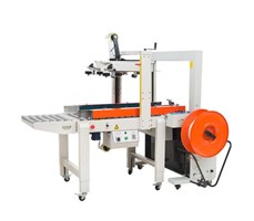 Tổ hợp máy dán thùng carton kết hợp đai dây liên tục (FXC-5050A+DBA-200)