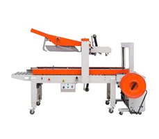 Tổ hợp máy dán thùng carton kết hợp đai dây liên tục (FXJ-5050AZ+DBA-200)