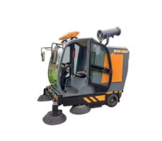 Xe quét rác hút bụi ngồi lái cabin kín Chancee U200CAR