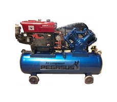 Máy nén khí đầu nổ chạy xăng Pegasus TM-V-0.25/8-100L