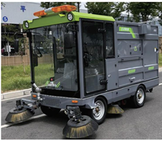 Xe quét rác ngồi lái thùng rác đôi SHUNREN YX-G25