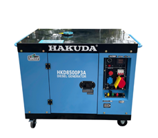 Máy Phát Điện Chạy Dầu Hakuda 8KW HKD8500P3A 3 Pha        