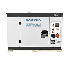 Máy Phát Điện Chạy Dầu Hakuda 8KW HKD8500P3PRO 3 Pha Siêu Cách Âm