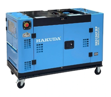 Máy Phát Điện Chạy Dầu Hakuda 15KW HKD15KP3EP 3 Pha Siêu Cách Âm