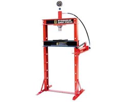 Máy ép thủy lực dùng khí nén có đồng hồ Kocu 12T TY12002